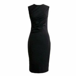 J. Crew ruched Ponte dress